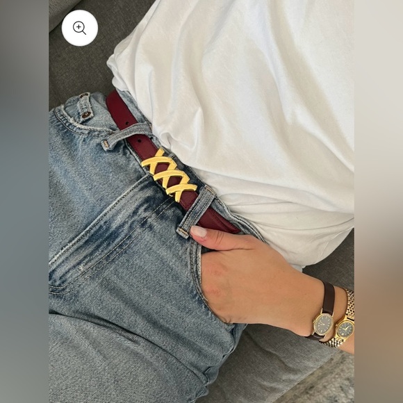 Vintage Black Leather Paloma Picasso Belt. - Picture 5 of 6